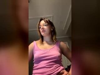katyval german cam girl rubs her ass with ohmibod