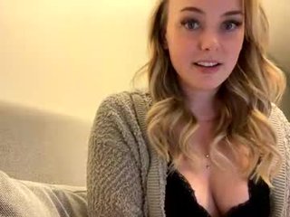 blondeblueeyedmama depraved blonde cam girl presents her pussy drilled with ohmibod