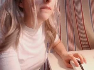 lierie blonde cam babe is ready to feel a forced orgasm with ohmibod