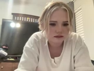 heaven962 blonde teen cam babe plays with her tight asshole with ohmibod inside