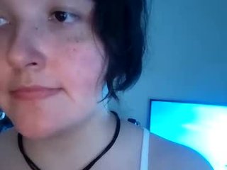 kj1847 cam babe with big tits in private live sex show with ohmibod