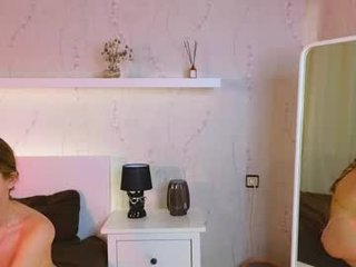 anneverity naked teen cam babe loves kiss, licked slits and pink clits on a sex cam