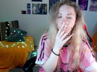 nica-kawaii blonde teen cam babe plays with her tight asshole with ohmibod inside