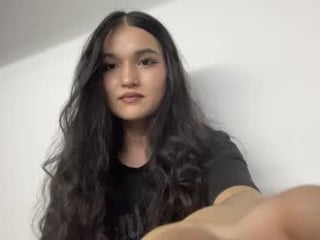 fredamedora asian teen cam babe plays with her ass hole with ohmibod inside