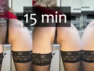 chrischic blonde cam girl enjoys rough anal live sex with ohmibod