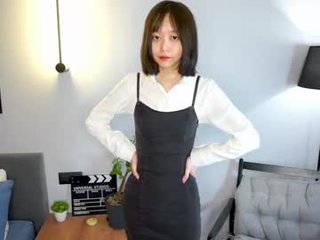 primrosegell asian teen cam babe plays with her ass hole with ohmibod inside