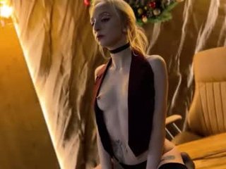 mayasnoww blonde cam girl enters world of BDSM fantasy, ohmibod, sexual submission and rough anal sex